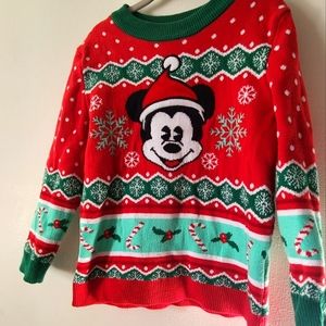 Mickey Mouse Holiday Sweater 4T